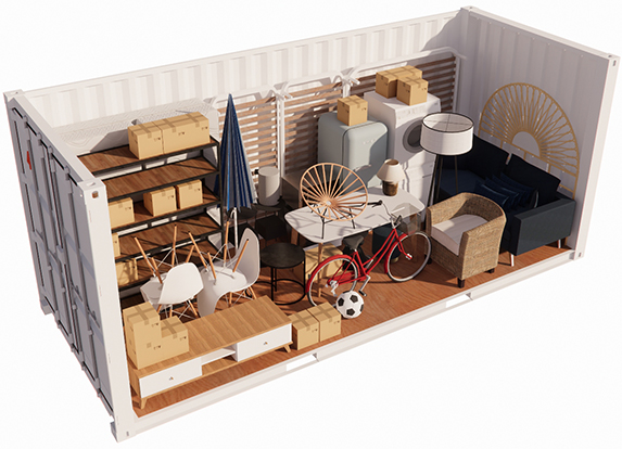 Location garde meuble pour particuliers